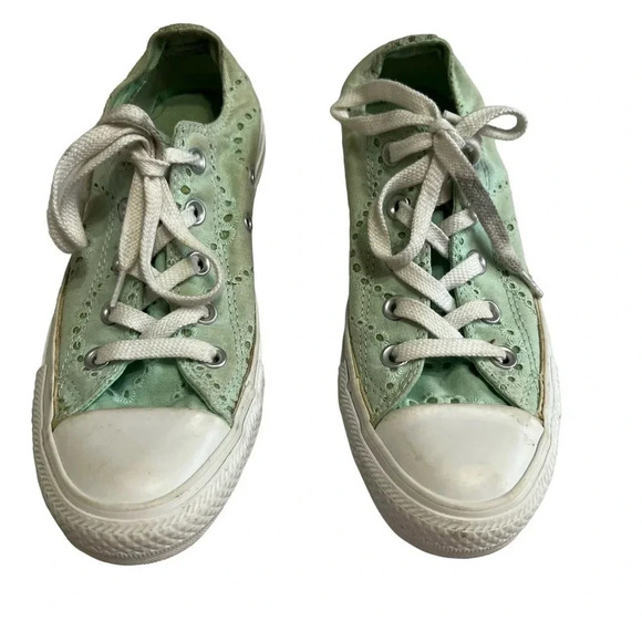 Converse All Star Chuck Taylor Women's Mint Green Sneakers Size 6 - Picture 1 of 7
